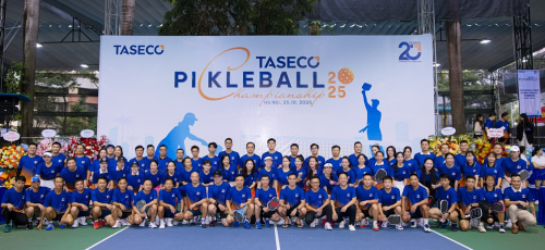Ngày hội thể thao Taseco Pickleball Championship 2025: Khỏe để bứt phá – Gắn kết để thành công