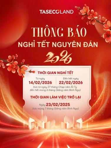 THÔNG BÁO LỊCH NGHỈ TẾT NGUYÊN ĐÁN 2026