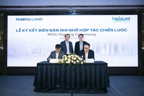 Taseco Land ký kết hợp tác chiến lược với CapitaLand Development, mở rộng hành trình kiến tạo đô thị hiện đại