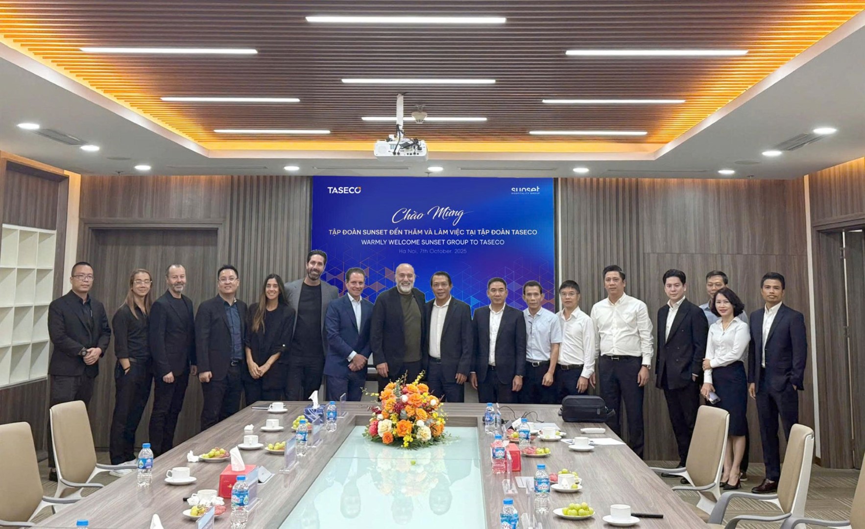 Taseco Land hợp tác chiến lược với Tập đoàn Sunset (Dubai) - thương hiệu quản lý khách sạn và phong cách sống hàng đầu thế giới
